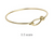 TierraCast Bracelet: Wire with Hook Opening | 1 Each