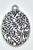 TierraCast Charms: Drop Frame, Scalloped Oval | 1 Each