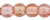 Round Bead - #15495 Topaz Pink Transparent Luster