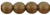 Round Bead - #MSG1023 Sueded Gold Smoky Topaz