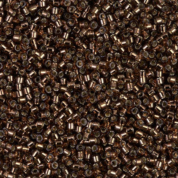Delica Seed Bead - #0150 Root Beer Transparent Silver-Lined
