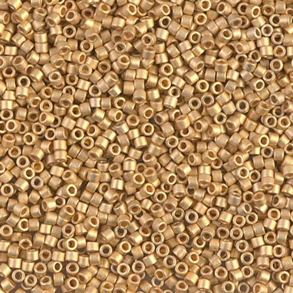 Delica Seed Bead - #0331 24Kt Gold Plated Matte