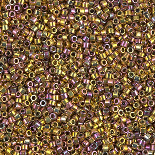 Delica Seed Bead - #0507 24Kt Pink Gold Rainbow
