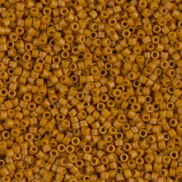 Delica Seed Bead - #0653 Dyed Pumpkin Opaque