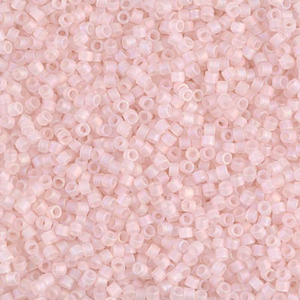 Delica Seed Bead - #0868 Pink Mist Transparent Rainbow Matte