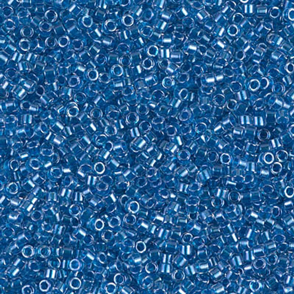 Delica Seed Bead - #0920 Cerulean Blue Inside Color Lined Sparkle