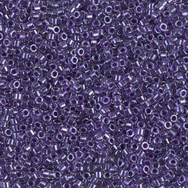 Delica Seed Bead - #0923 Amethyst Inside Color Lined Sparkle