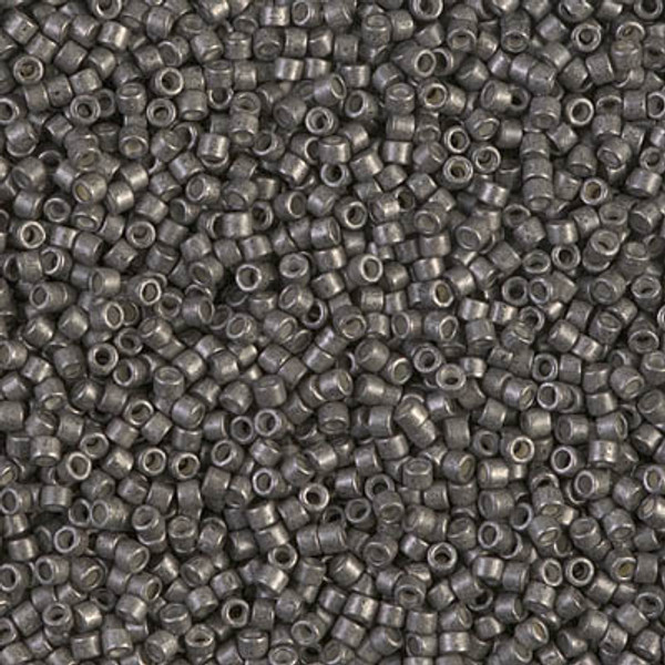 Delica Seed Bead - #1186 Galvanized Graphite Semi-Matte