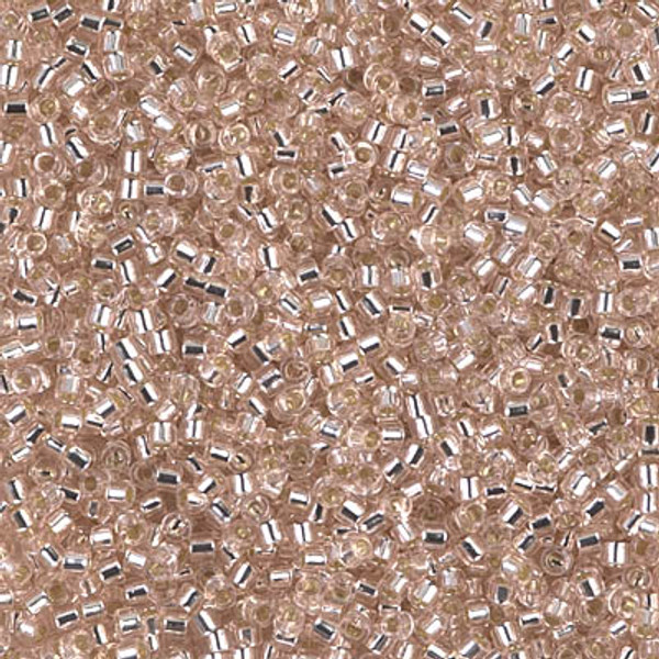 Delica Seed Bead - #1203 Pink Mist Transparent Silver-Lined