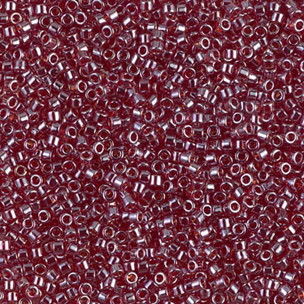 Delica Seed Bead - #1222 Dark Cranberry Transparent Luster