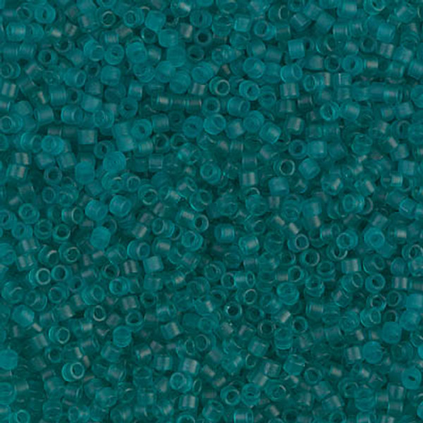 Delica Seed Bead - #1268 Caribbean Teal Transparent Matte