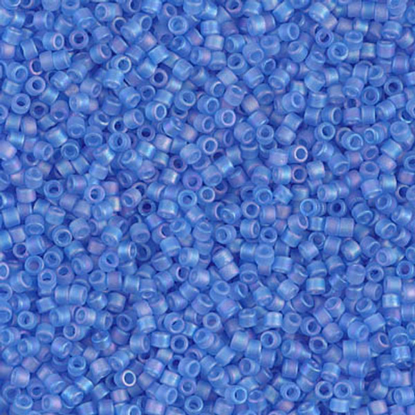 Delica Seed Bead - #1285 Azure Transparent Rainbow Matte