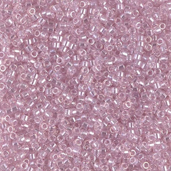 Delica Seed Bead - #1472 Pale Rose Transparent Luster