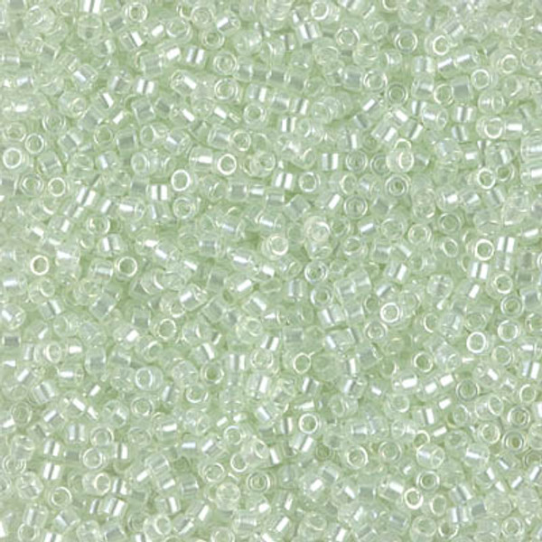 Delica Seed Bead - #1474 Pale Green Mist Transparent Luster - *Discontinued*