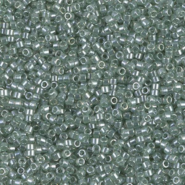Delica Seed Bead - #1484 Light Moss Green Transparent Luster - *Discontinued*