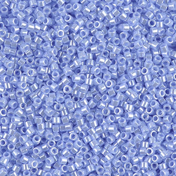 Delica Seed Bead - #1568 Agate Blue Opaque Luster