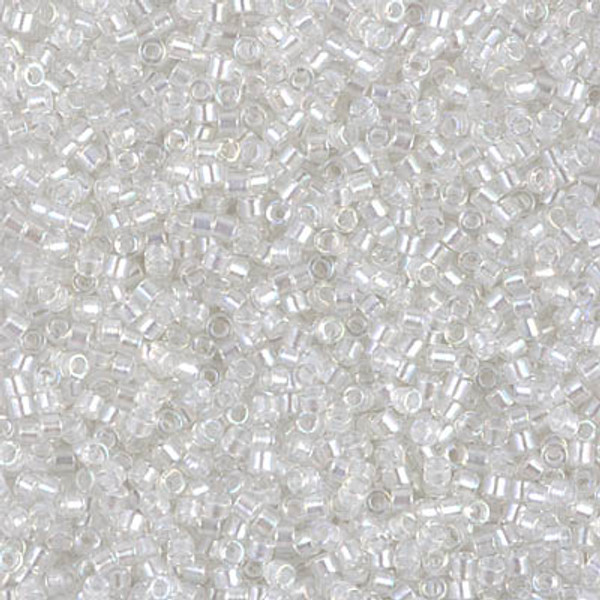 Delica Seed Bead - #1671 Pearl Inside Color Lined Rainbow