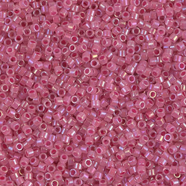 Delica Seed Bead - #1742 Rose / Opal Inside Color Lined Rainbow