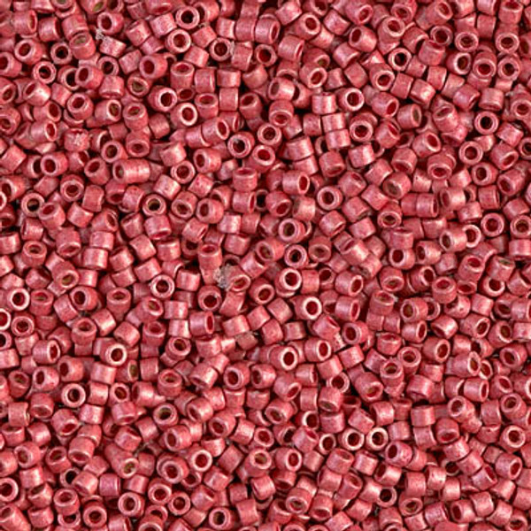 Delica Seed Bead - #1841F Duracoat Galvanized Light Cranberry Matte