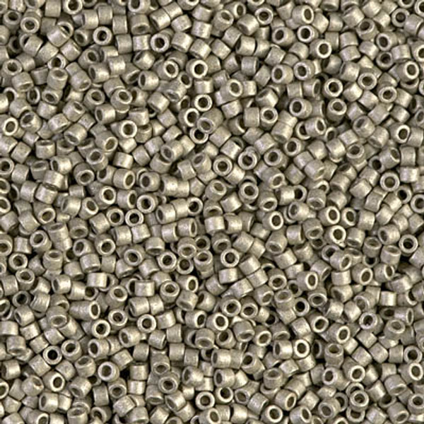 Delica Seed Bead - #1851F Duracoat Galvanized Light Pewter Matte
