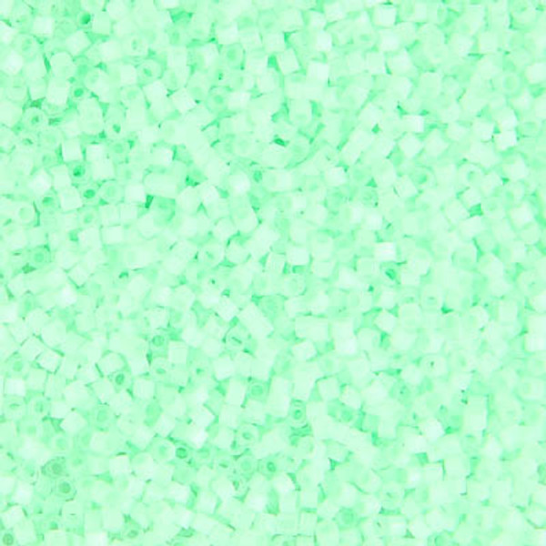 Delica Seed Bead - #1858 Silk Inside Dyed Mint Green