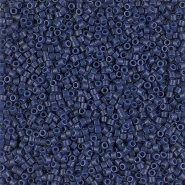 Delica Seed Bead - #2144 Dyed Cobalt Opaque Matte