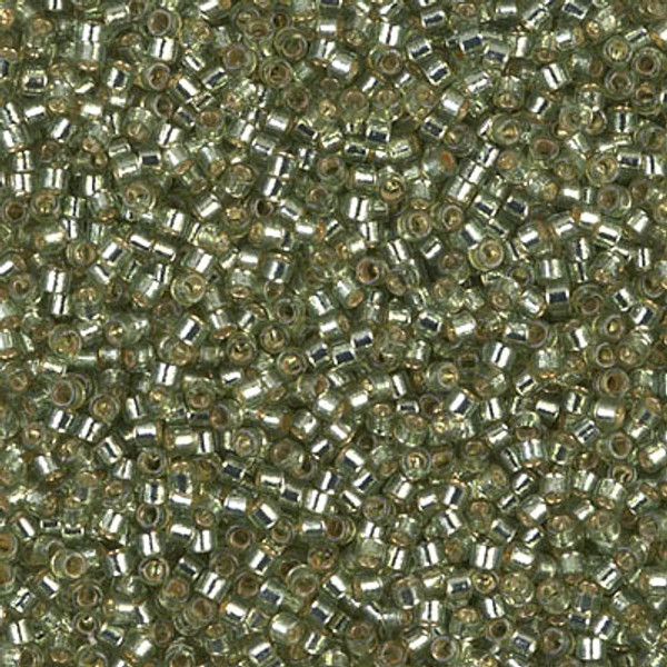 Delica Seed Bead - #2163 Duracoat Dyed Willow Transparent Silver-Lined