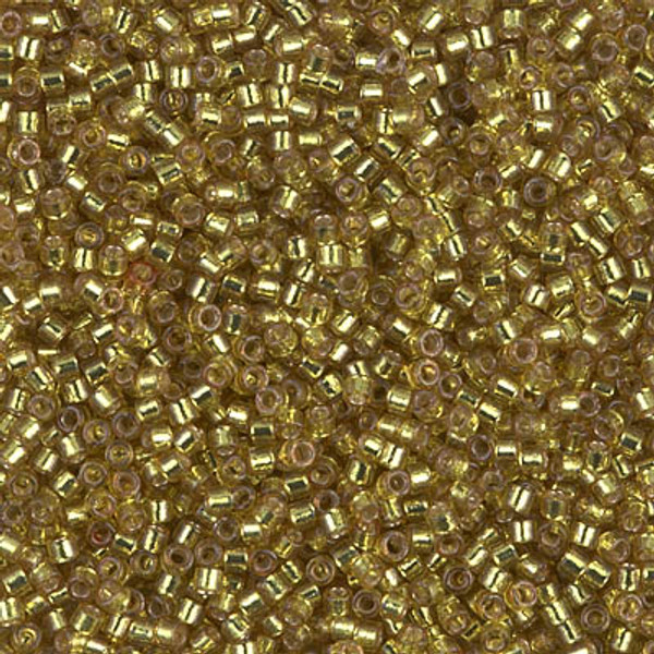 Delica Seed Bead - #2164 Duracoat Dyed Zest Transparent Silver-Lined