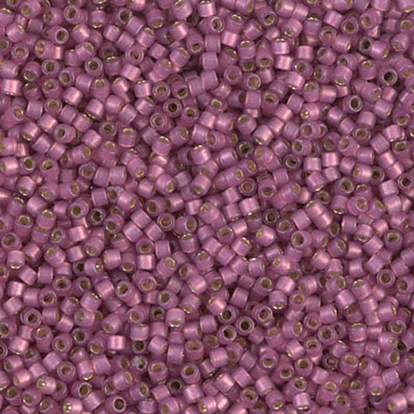 Delica Seed Bead - #2181 Duracoat Dyed Hydrangea Transparent Silver-Lined Semi-Matte