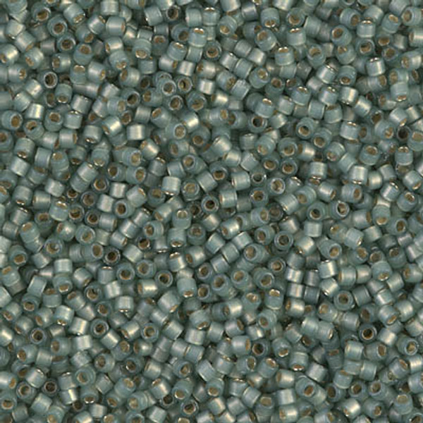 Delica Seed Bead - #2190 Duracoat Dyed Laurel Transparent Silver-Lined Semi-Matte