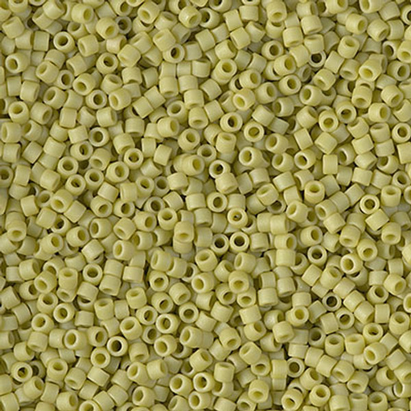 Delica Seed Bead - #2290 Spring Green Glazed Opaque Matte