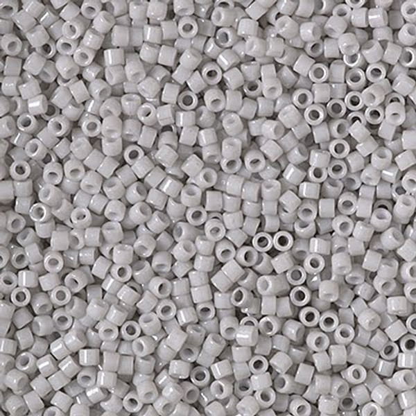 Delica Seed Bead - #2366 Duracoat Dyed Mist Gray Opaque