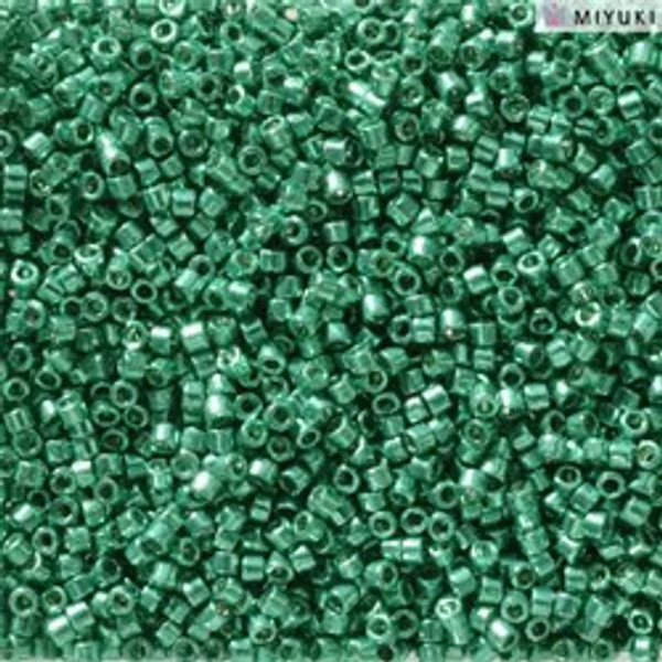 Delica Seed Bead - #2506 Duracoat Galvanized Dark Aqua Green