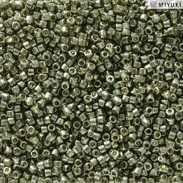 Delica Seed Bead - #2512 Duracoat Galvanized Dark Steel Green