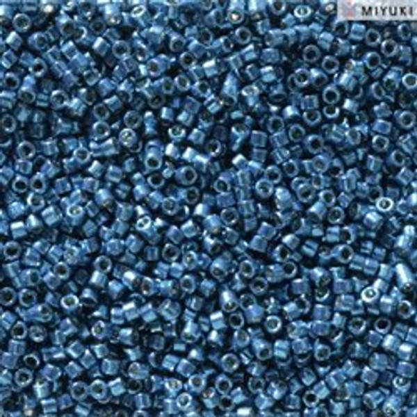 Delica Seed Bead - #2516 Duracoat Galvanized Deep Aqua Blue