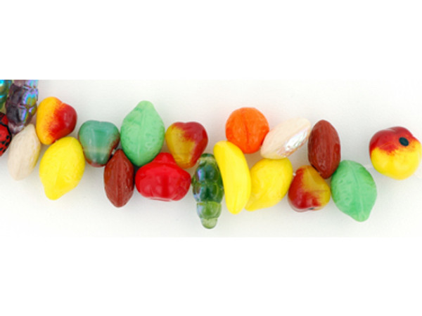 Czech Bead Mixes - 3D Fruit Beads Mix *Discontinued*