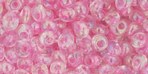 3mm Magatama - Ballerina Pink Transparent Luster