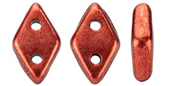 CzechMates 2-Hole Diamond - #07B10 ColorTrends: Saturated Metallic Merlot