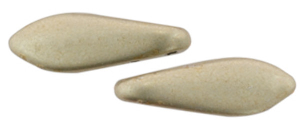 CzechMates 2-Hole Dagger - #08A05 ColorTrends: Sueded Gold - Cloud Dream