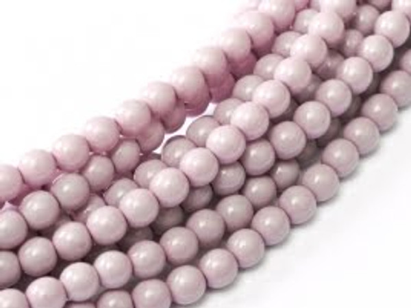 2mm Czech Glass Pearls - Lilac