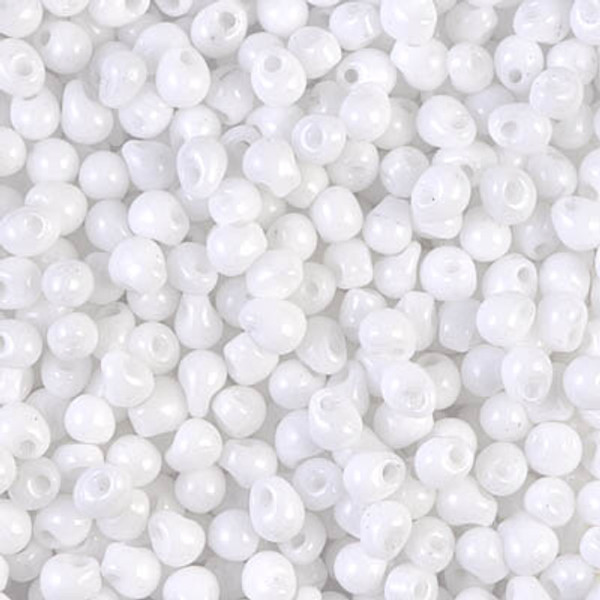 Drop Bead - #402 White Opaque
