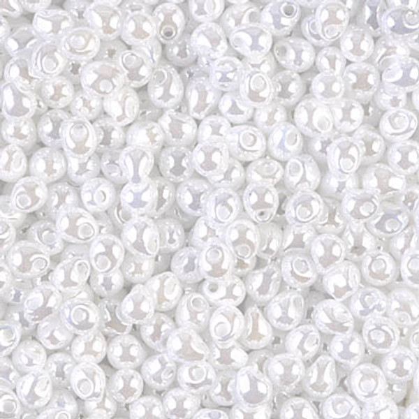 Drop Bead - #420 White Pearl Ceylon