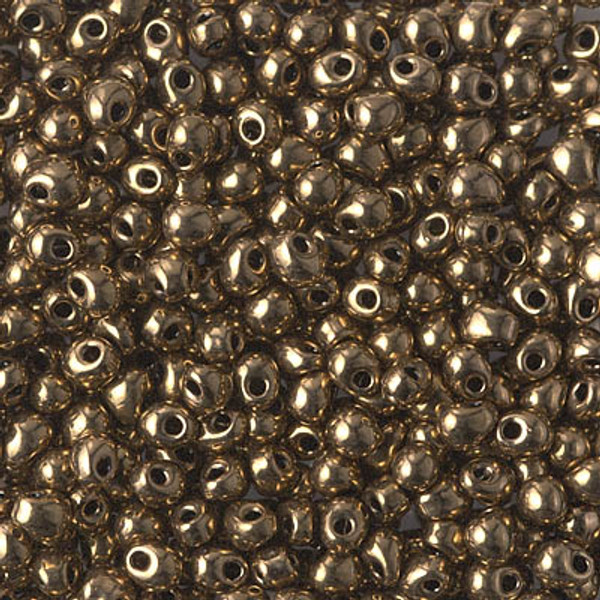 Drop Bead - #457 Dark Bronze Metallic