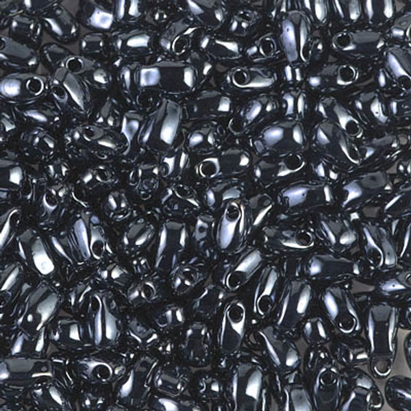 Long Drop Bead - #0451 Gunmetal