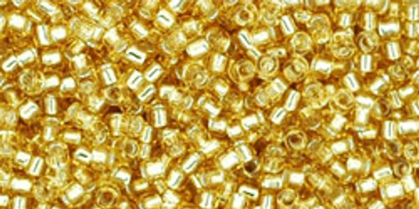 Toho Treasures 11/0 - #0022 Light Gold Transparent Silver Lined