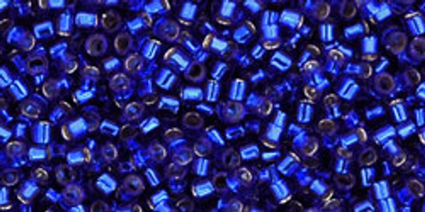 Toho Treasures 11/0 - #0028 Cobalt Transparent Silver Lined