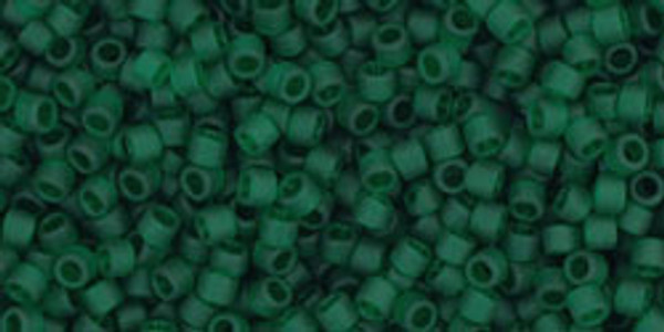 Toho Treasures 11/0 - #0939F Green Emerald Transparent Matte