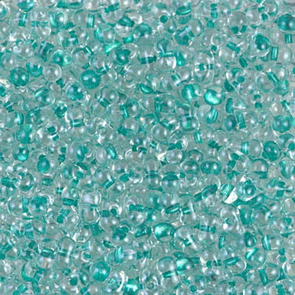 Miyuki Berry Beads - #1528 Aqua Green Inside Color Lined Sparkle