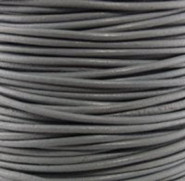 Round Leather Cord, 1.5mm: Shimmer