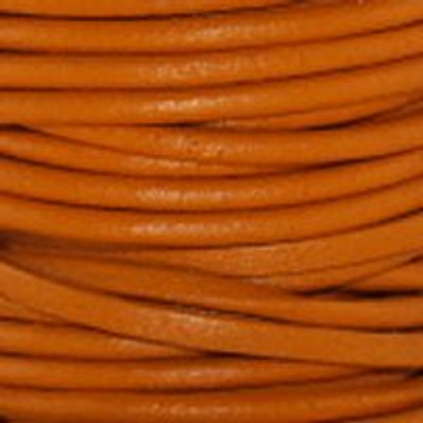Round Leather Cord, 2.0mm: Tahiti